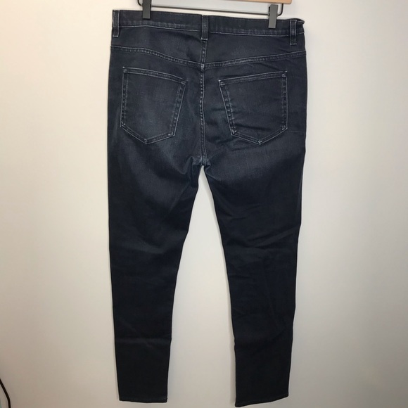 Acne Studios Town Twilight men’s skinny jeans dark wash button fly - Picture 7 of 11